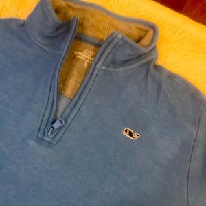 Vineyard vines boys large long sleeve quarter zip pull over in perfect condition